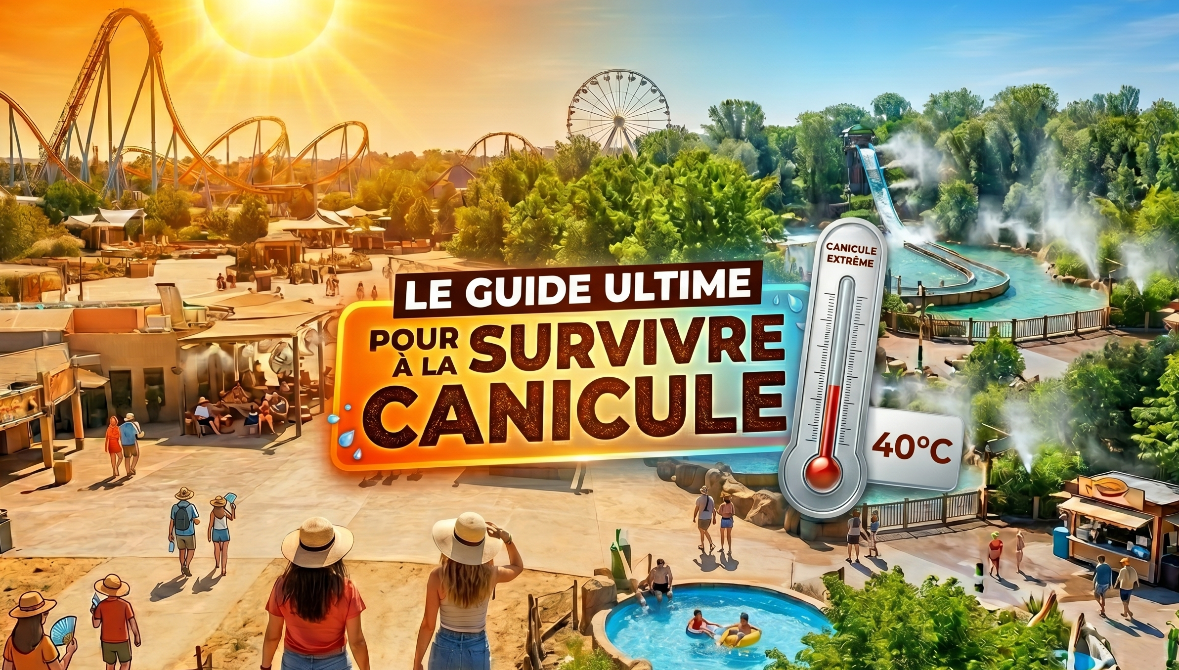 Canicule : Comment survivre dans les parcs d'attractions ?