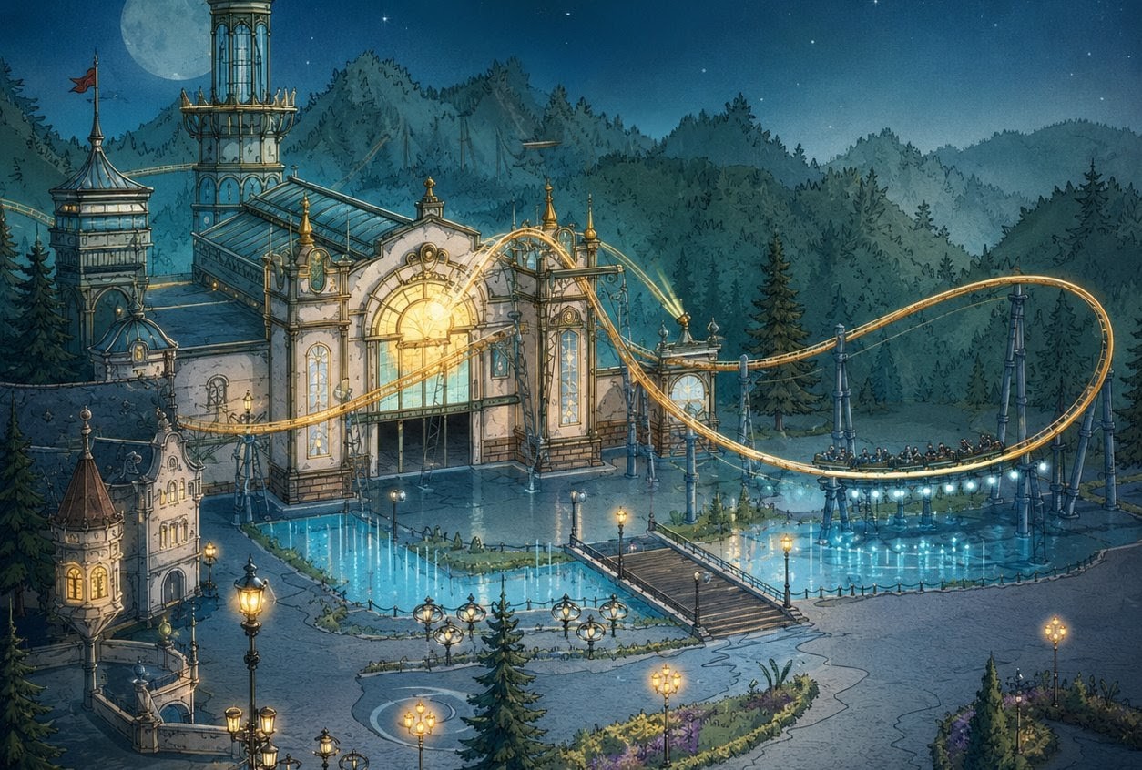 Efteling annonce Missie Luminar, un suspended launch coaster à 50 millions d'euros pour 2029